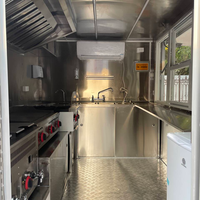 Food Truck USA personnalisé avec équipement de cuisine complet, nouvelle remorque de restauration pour hot-dogs et eau de boulangerie et ingrédients de blé