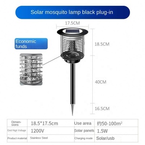 Lámpara Solar LED para Jardín, Impermeable IP65, Cuerpo de Aleación de Aluminio, Decoración para Exteriores, Césped, Calle, Patio, Paisaje, Garantía de 10 Años - Product Image 4
