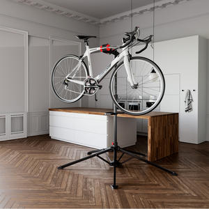 Support de réparation de vélo à domicile en acier réglable MTB vélo de route utilisation extérieure outil de support de sol <span class=keywords><strong>pour</strong></span> porte-vélos - Product Image 6