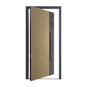 <span class=keywords><strong>Porte</strong></span> blindée anti-balles, portes de sécurité extérieures, fer forgé, aluminium, design moderne du milieu du siècle, marque SODERFE, Zhejiang, Chine - Product Image 1