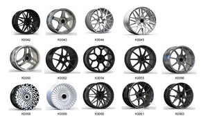 Jantes de voiture à rayons rétro 19*8 PCD 5*120 ET 28, haute résistance, pour <span class=keywords><strong>Toyota</strong></span> Prius XLE 2022, en alliage d'aluminium forgé - Product Image 4
