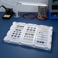 Plateau en blister multi-matériaux PET ABS PP PS, thermoformage personnalisé pour l'emballage de protection des pièces électroniques de précision