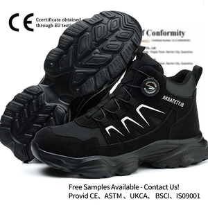 <span class=keywords><strong>Scarpe</strong></span> antinfortunistiche con punta in acciaio da uomo, stivali da lavoro anti-schiacciamento, resistenti alle perforazioni, in microfibra, calzature protettive - Product Image 2