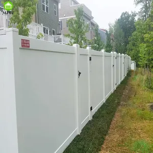 Alta Volumum PVC Privacy plastica vinile bianco recinzioni 6x8 pannelli di recinzione