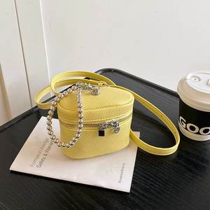 Corea moda colgante cuello compacto monedero Mini auricular bolsa lápiz labial mujer verano nuevo bolso de hombro señoras - Product Image 3