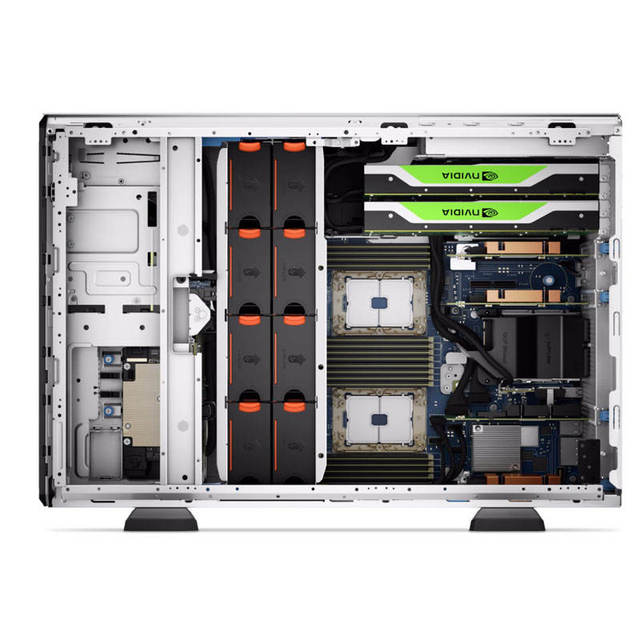 Server Poweredge T550 Win Server 2019 Standard Intel Xeon CPU Media GPU Computer Tower Server
