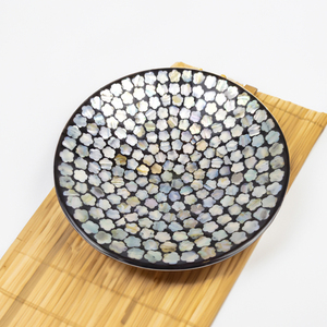 Cuenco de laca tradicional hecho a mano de Vietnam hermosos cuencos de concha de fregona con incrustaciones de alta calidad LBW6009 - Product Image 3