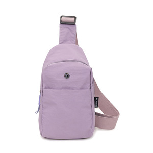 Ultra-light Multiple Pockets Headphone Hole Crossbody Single Shoulder with Adjustable Shoulder Strap Slim Sling Bag - Product Image 4