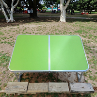 Table pliante d'extérieur à hauteur réglable, design moderne en métal, pour la cour, la salle à manger, l'hôtel, le parc, meubles d'extérieur pliables
