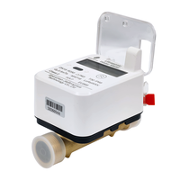 Mini compteur d'eau à ultrasons LoRaWAN DN15 IP68 4G/NB-IoT/RS485/Modbus avec sortie impulsionnelle, encoche sans fil, boîtier plastique, petit format