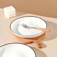 Vaisselle en céramique en gros pour la maison, les restaurants et les hôtels, assiettes en porcelaine, assiettes à dîner