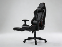 Fauteuil de jeu inclinable GTPLAYER - Simili cuir, limiteur d'angle, compact, léger, siège de joueur inclinable et réglable