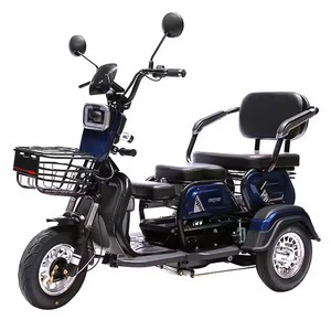 Triciclo Eléctrico de 3 Ruedas y 2 Asientos para Pasajeros - Product Image 2