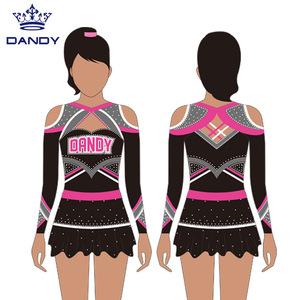 Dandy Custom Dance Team <span class=keywords><strong>Allstar</strong></span> Cheer Outfits Uniforme de pom-pom girl personnalisé pour enfants - Product Image 5