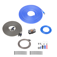 Kit de câblage amplificateur 2 canaux Recoil RIK10 10 AWG pour caisson de basses amplifié, câble d'alimentation/terre CCA, câble RCA OFC, porte-fusible Mini-ANL