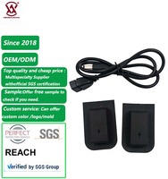 Kit de port de charge USB pour sac de voyage, double sortie USB-A Type-C avec boîtier de montage et câble d'extension pour bagages