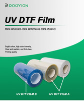 EXPÉDITION RAPIDE D'USINE 60 cm 30 cm A3 UV Transparent clair Pet DTF AB a B Rouleau Film Drucker Film De Transfert 60 cm 30 cm