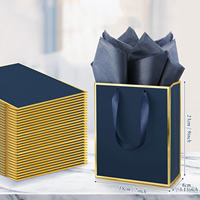 Bolsas de Compra de Papel Brillante Blanco, Negro y Naranja con Estampado en Caliente Personalizado Premium para Empaquetado de Joyería, Cosméticos y Artículos de Lujo