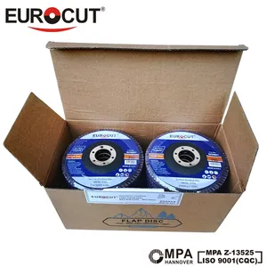 EUROCUT Factory Oem 4 Inch Abrasive Flap Disc Wheel For Metal Grinding Disc