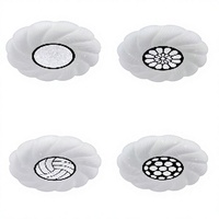 Plafonnier LED ROMAS moderne effet ciel étoilé, design spirale en fer et acrylique, montage en saillie, télécommande, IP44, AC 220V, 6000K, SAA