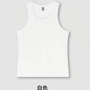 Camiseta sin mangas unisex extragrande de mezcla de algodón, de secado rápido, anti-bolitas, tejida, estilo urbano de verano - Product Image 3