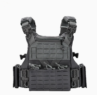 Gilet tactique modulaire (à libération rapide) durable, résistant aux déchirures, multi-poches, équipement d'entraînement pour la randonnée, le bushcraft, l'escalade et les sports