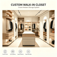 Dressing sur mesure autoportant de haute qualité, solution complète, prix usine, armoire modulaire moderne pour salon et chambre principale
