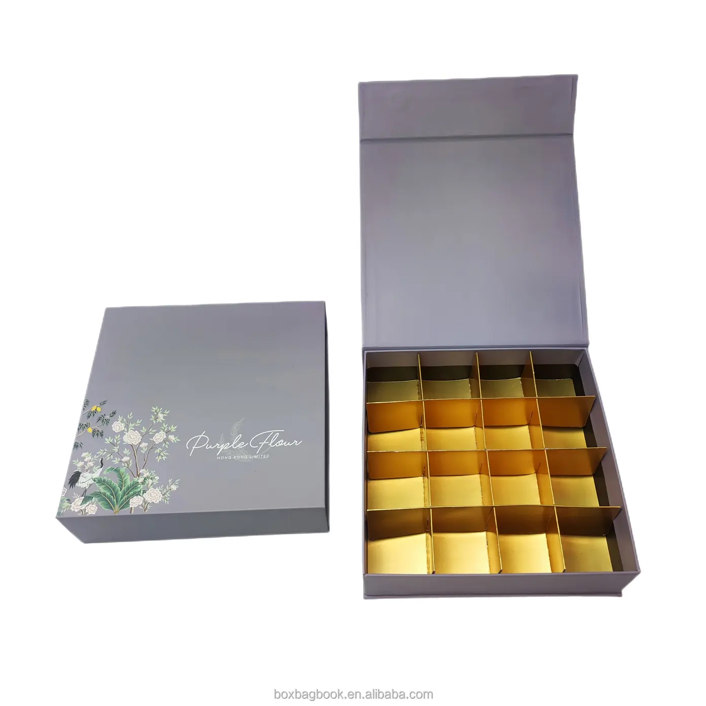 Scatole di noci di cioccolato con forma semplice stampate a colori stampate con schiuma di spugna di EVA scatole di profumo di vino scatola di cartone