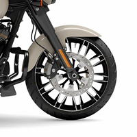 Velg Roda Depan TCMT 21"x3.5" Cocok untuk Harley Electra Road King Glide 2008-2024 Model ABS Custom XF2906C539-B