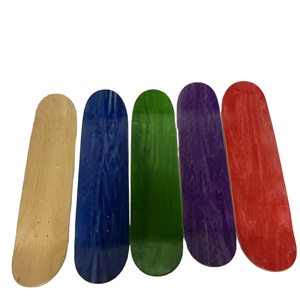 Tabla de Skateboard en Blanco sin Cortar, <span class=keywords><strong>7.75</strong></span>, 8, 8.25, 8.5 Pulgadas, Madera de Arce Canadiense con Fibra de Carbono - Product Image 1