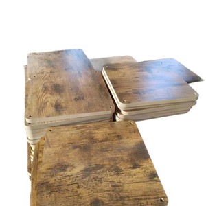 Estante de Almacenamiento Rectangular de MDF, Montado en la Pared, Rústico, Autoadhesivo, Origen Shandong As000627 - Product Image 5