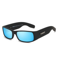 Lunettes de soleil polarisées pour hommes, sportives, anti-radiation, confortables, UV400, avec verres TAC épais en PC, carrées, populaires, en promotion