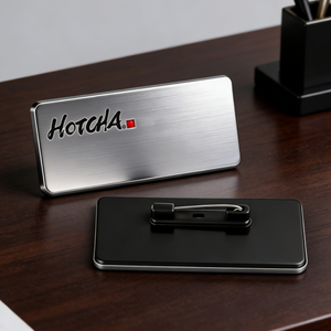 <span class=keywords><strong>ป้าย</strong></span><span class=keywords><strong>ชื่อ</strong></span>เงินหรูหรา<span class=keywords><strong>แบบ</strong></span>กำหนดเอง ผลิตจากโรงงาน สำหรับการระบุตัวตนองค์กรและการส่งเสริมแบรนด์ - Product Image 2