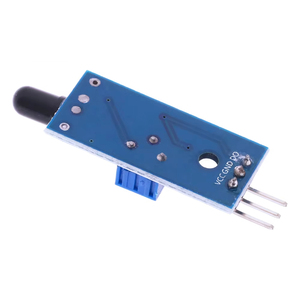 LM393 rnsbot โมดูลเซ็นเซอร์ตรวจจับเปลวไฟแบบ3/4ขาโมดูลตัวรับอินฟราเรด - Product Image 6