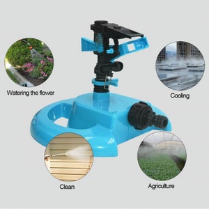 Aspersor giratorio de 360 grados, aspersor de riego ajustable, gran área de cobertura, pulverizador de agua, ahorro de agua para patio, césped y jardín - Product Image 4