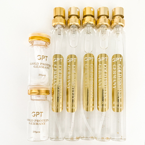 Protein chủ đề nâng Set hòa tan protein chủ đề và Nano vàng chất kết hợp hấp thụ Collagen chủ đề cho mặt Lift B - Product Image 2