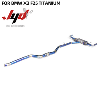 Échappement Catback pour BMW X3 F25, silencieux en titane, système d'échappement Catback de course, tuyau poli avec personnalisation