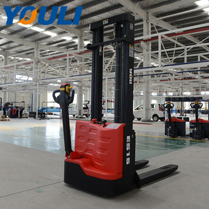Hot Sale Electric Forklift 1.5t 24v Walk Electric <strong>Pallet</strong> <strong>Stacker</strong> 3m <strong>4m</strong> Lift Height - Product Image 3