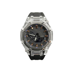 Bracelet en Silicone de mode populaire Tr90 boîtier de montre Transparent bracelets de montre partie pour Oak <span class=keywords><strong>G</strong></span> <span class=keywords><strong>Shock</strong></span> Ga2100 Mod Kit - Product Image 6