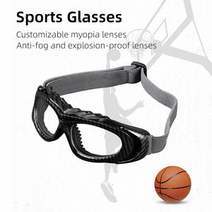 الجملة مرنة كرة السلة Protece نظارات الرياضة نظارات مكافحة الضباب واقية سلامة الرجال قابل للتعديل حزام نظارات رياضية - Product Image 2