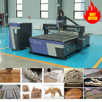 Machine de fraisage CNC pour le travail du bois, directement de l'usine, pour le bois, le MDF, le contreplaqué, l'acrylique, l'aluminium, la sculpture CNC