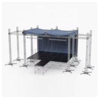 Truss de scène en aluminium à visser pour éclairage, son et sonorisation Line Array