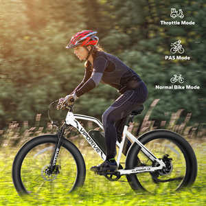 Bicicleta Eléctrica de Montaña con Llantas Anchas, 48V 13AH 500W/750W, Pantalla LCD Multimodo, Luces LED Deportivas, Disponible en EE. UU. - Product Image 2