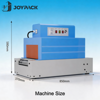 Machine de rétraction compacte de table pour film POF/PP, scelleuse pour emballage carton et bouteille, machine d'emballage sous film rétractable anti-humidité, petite taille