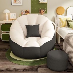 โซฟาปรับเอนแบบ Bean Bag ผ้าหุ้มเบาะขนาดเล็ก เหมาะสำหรับห้องนอน พร้อมดีไซน์ทันสมัยตามเทรนด์อินเทอร์เน็ต - Product Image 2