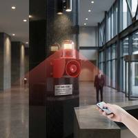 Alarma de Seguridad Industrial de Alto Rendimiento con Microondas de Inducción, Sirena de Advertencia con Luz Estroboscópica de 120dB para la Seguridad en Muelles de Carga