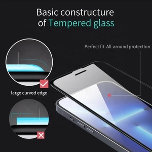 Protector de Pantalla de Cobertura Total King Kong 9H 18D para <span class=keywords><strong>iPhone</strong></span> 12 <span class=keywords><strong>13</strong></span> 14 15 <span class=keywords><strong>Plus</strong></span> 11 16 17 Pro Max, Película de Vidrio Templado al por Mayor - Product Image 2
