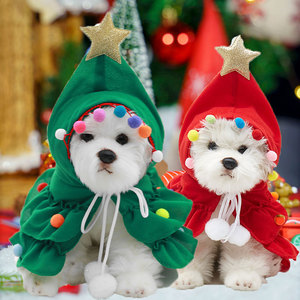 Gran oferta Joymay 2024, capa <span class=keywords><strong>de</strong></span> Navidad para mascotas, Corgi, <span class=keywords><strong>Bulldog</strong></span> Francés, gato, manto <span class=keywords><strong>de</strong></span> fiesta, Poncho para perro, capa para perro pequeño y mediano - Product Image 1
