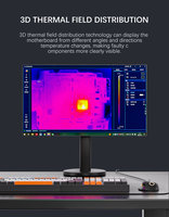 Caméra thermique infrarouge TBK MEGA-IDEA Pro 3D pour diagnostic rapide des courts-circuits de cartes mères, PLC et applications industrielles