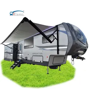 Cơ giới tự động có thể thu vào cơ giới điện Trailer Caravan cắm trại hoặc nhà mái hiên